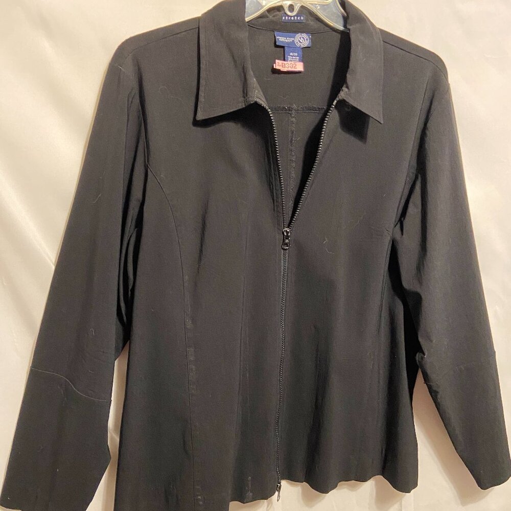 VENEZIA Black Jacket Size 18/20, EUC